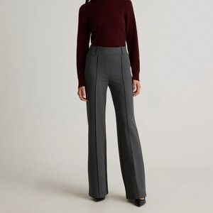 Quince Ultra-Stretch Ponte Flare Leg Pants